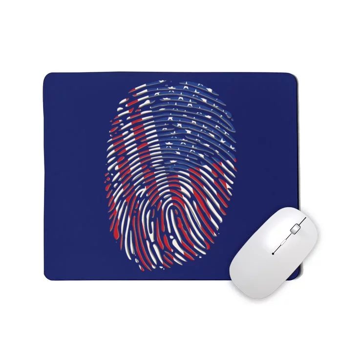 American DNA Fingerprint Mousepad