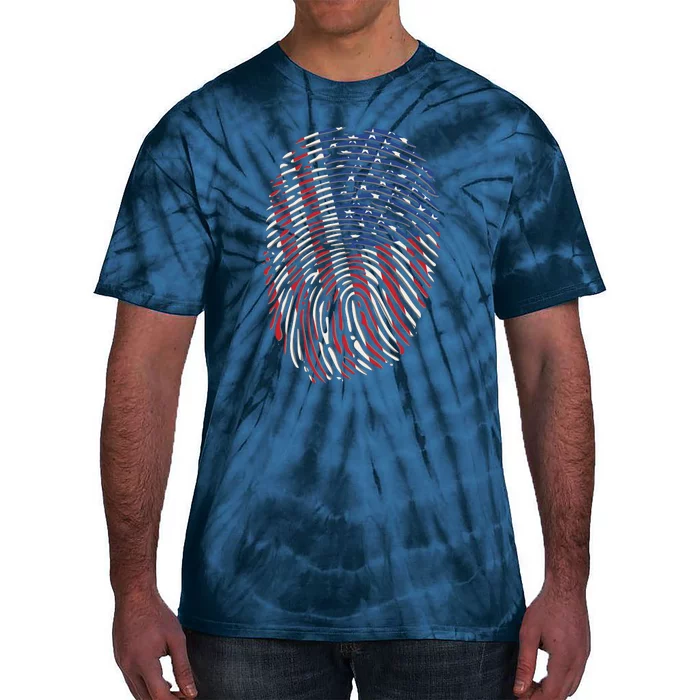 American DNA Fingerprint Tie-Dye T-Shirt