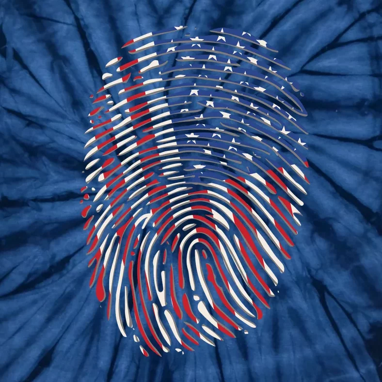 American DNA Fingerprint Tie-Dye T-Shirt