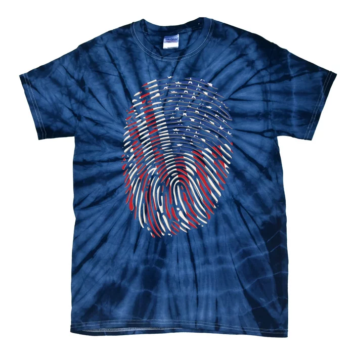 American DNA Fingerprint Tie-Dye T-Shirt