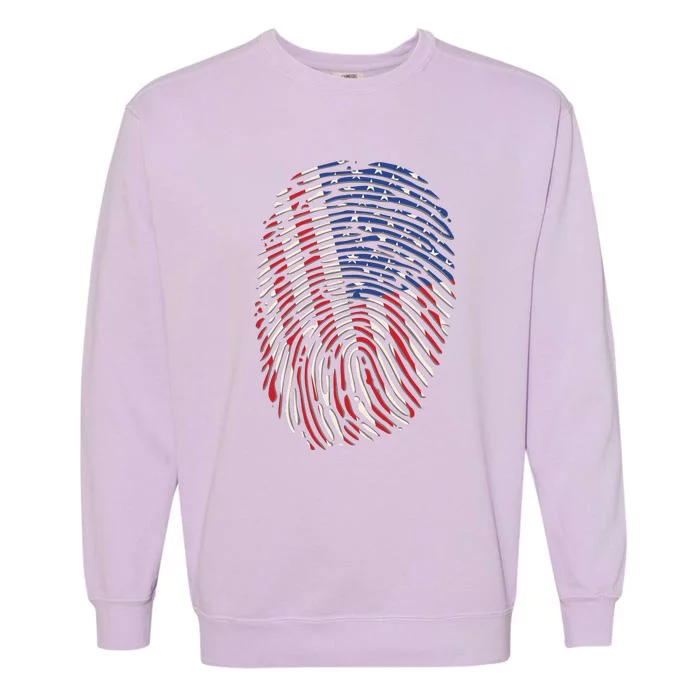 American DNA Fingerprint Garment-Dyed Sweatshirt