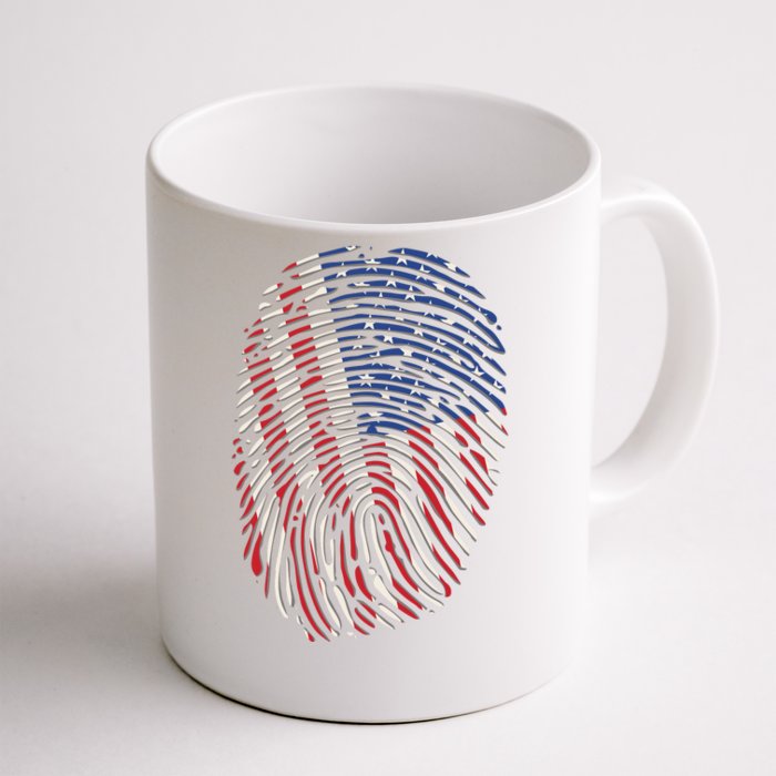 American DNA Fingerprint Front & Back Coffee Mug