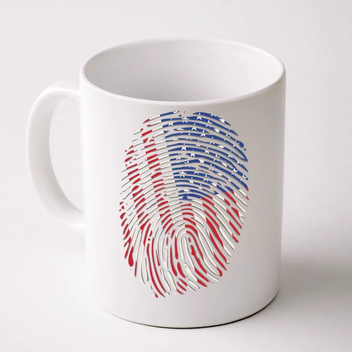 American DNA Fingerprint Front & Back Coffee Mug