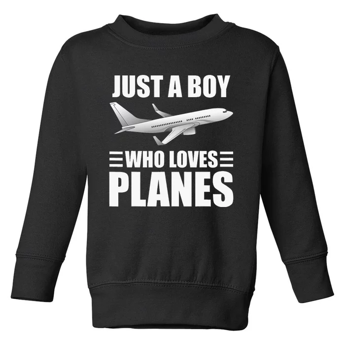 Airplane Design For Plane Aviation Pilot Toddler Sweatshirt