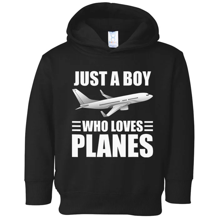 Airplane Design For Plane Aviation Pilot Toddler Hoodie