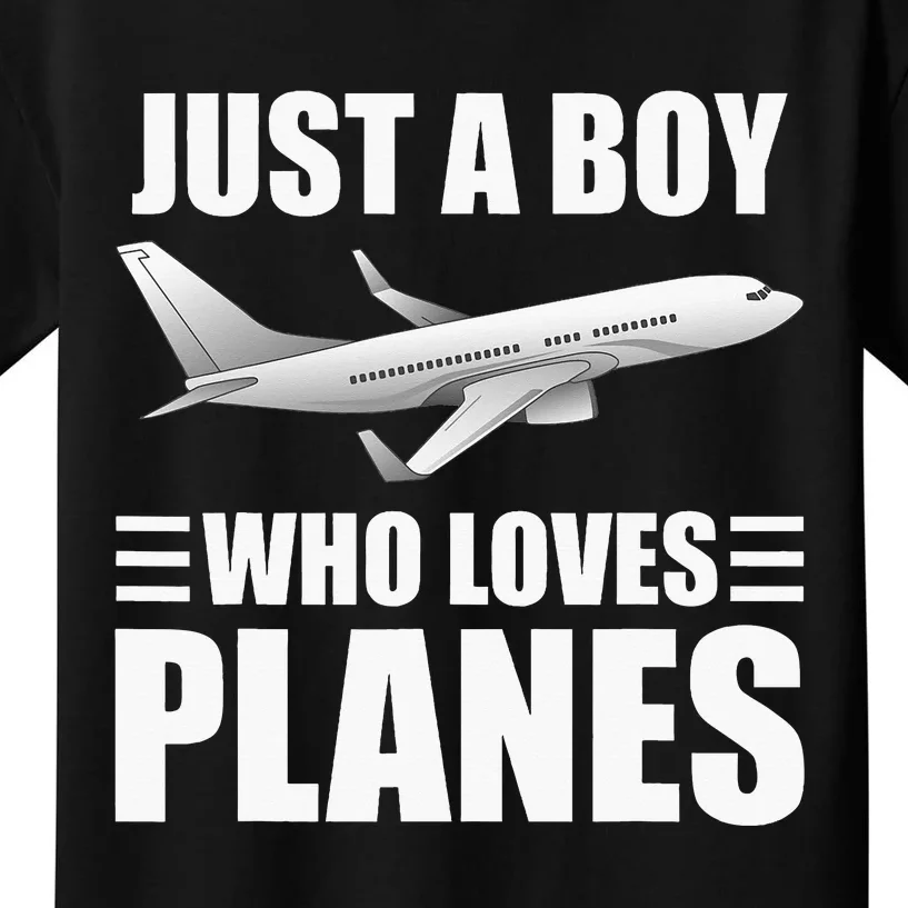 Airplane Design For Plane Aviation Pilot Kids T-Shirt