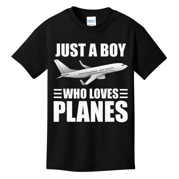 Airplane Design For Plane Aviation Pilot Kids T-Shirt