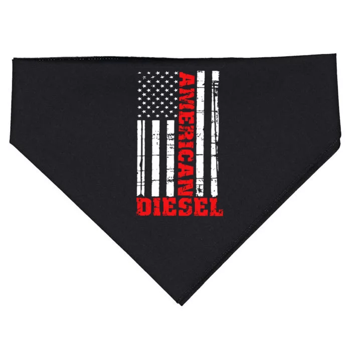 American Diesel Flag Hoodie Truck Turbo Brothers USA-Made Doggie Bandana