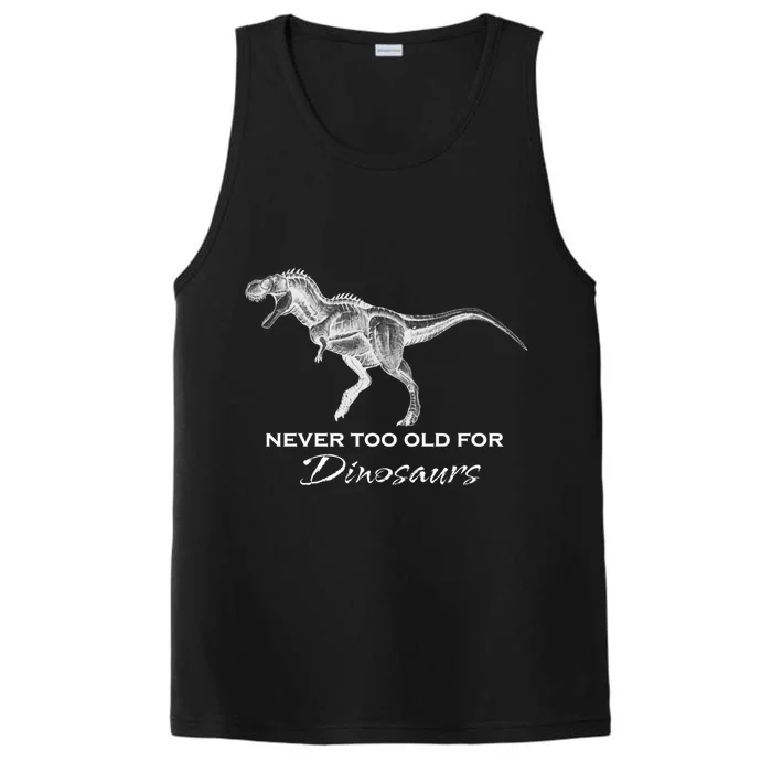 Adult Dinosaur - Funny Dinosaur Performance Tank