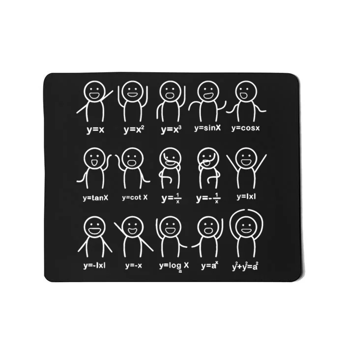 Algebra Dance Funny Graph Figures Math Equation Teacher Mousepad