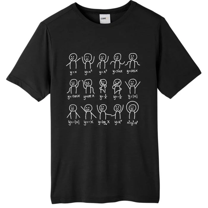 Algebra Dance Funny Graph Figures Math Equation ChromaSoft Performance T-Shirt