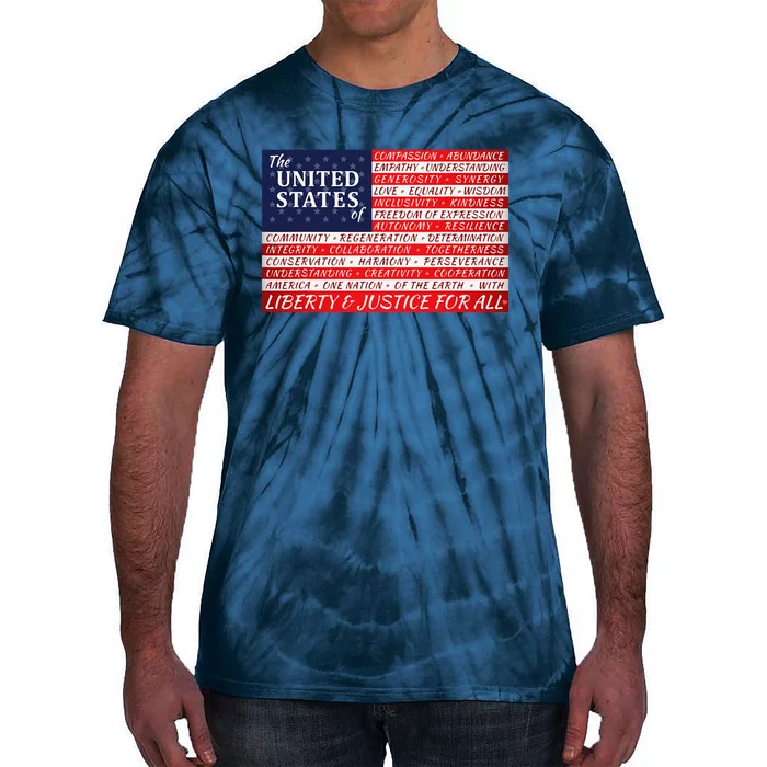 American Dream Flag Tie-Dye T-Shirt