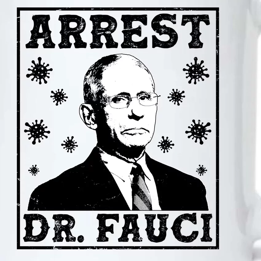 Arrest Dr. Fauci Black Color Changing Mug