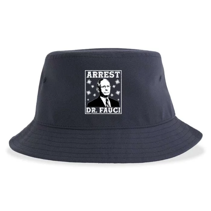 Arrest Dr. Fauci Sustainable Bucket Hat