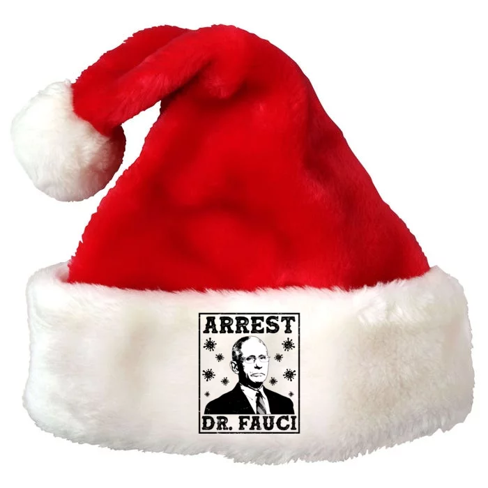 Arrest Dr. Fauci Premium Christmas Santa Hat