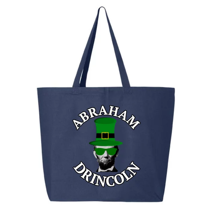 Abraham Drincoln Funny St Patrick's Day Ing Beer Gift 25L Jumbo Tote