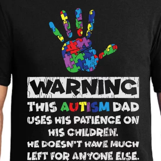 Autism Dad Father Son Daughter Autistic Autism Awareness Pajama Set