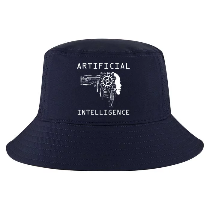 AI Developer Gift Artificial Brain Artificial Intelligence Cool Comfort Performance Bucket Hat