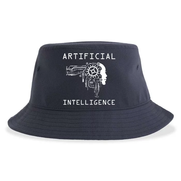 AI Developer Gift Artificial Brain Artificial Intelligence Sustainable Bucket Hat