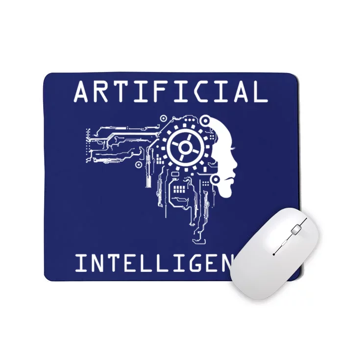 AI Developer Gift Artificial Brain Artificial Intelligence Mousepad