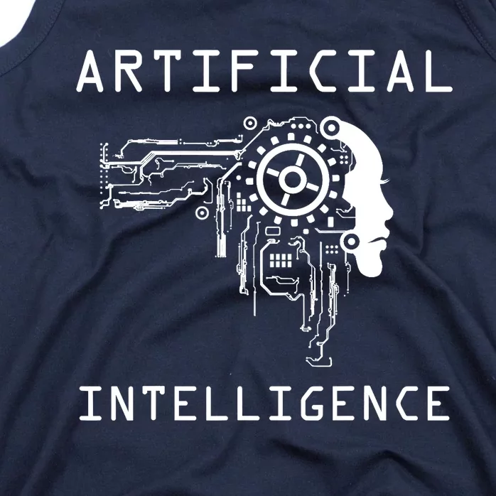 AI Developer Gift Artificial Brain Artificial Intelligence Tank Top