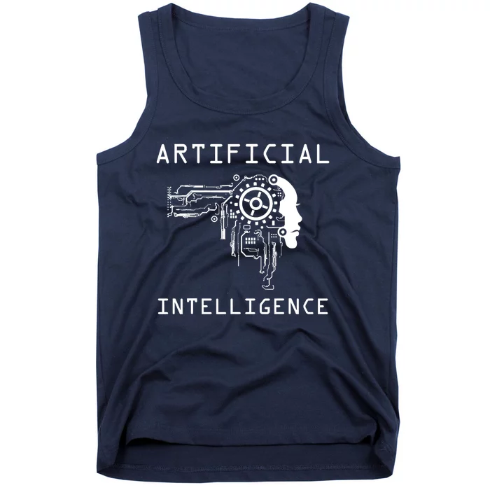 AI Developer Gift Artificial Brain Artificial Intelligence Tank Top