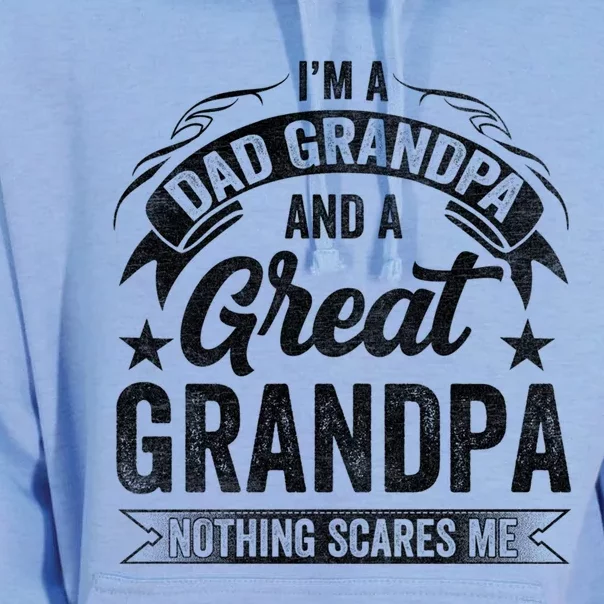 A Dad Grandpa And Great Grandpa Grandma Fatherhood Meaningful Gift Unisex Surf Hoodie