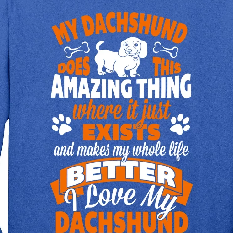 Amazing Dachshund Gift Tall Long Sleeve T-Shirt