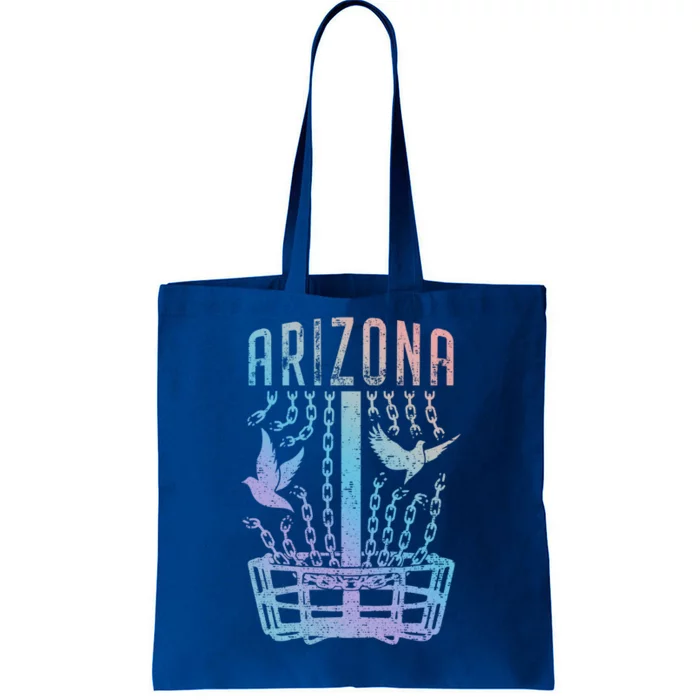 Arizona Disc Golf Player Breaking Chains Birdie Funny Gift Tote Bag