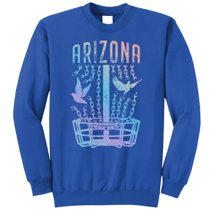 Arizona Disc Golf Player Breaking Chains Birdie Funny Gift Tall Sweatshirt