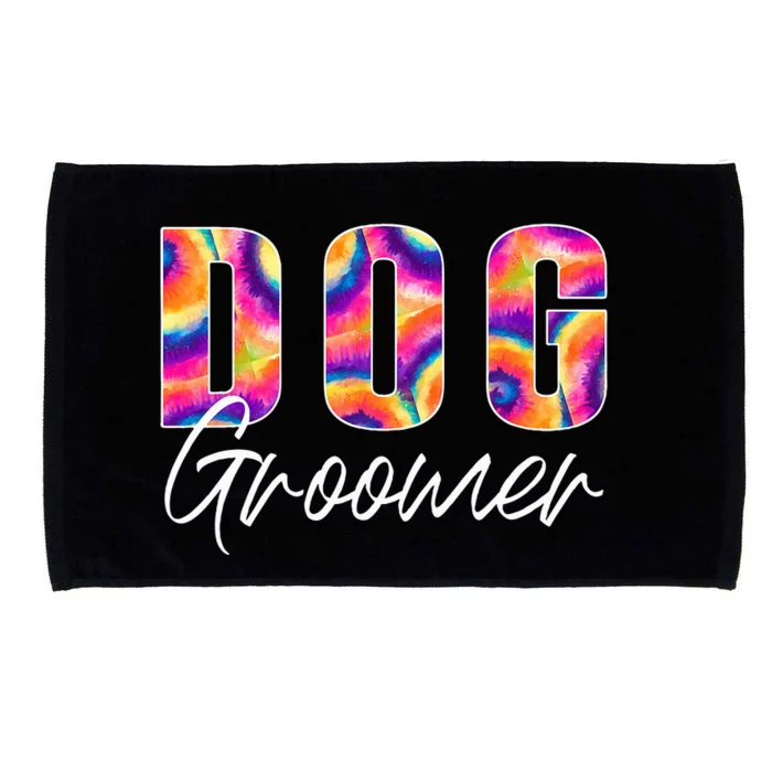 Appreciation Dog Groomer Microfiber Hand Towel