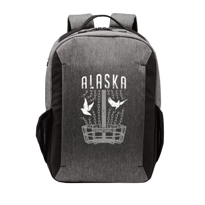 Alaska Disc Golf Player Breaking Chains Birdie Gift Vector Backpack