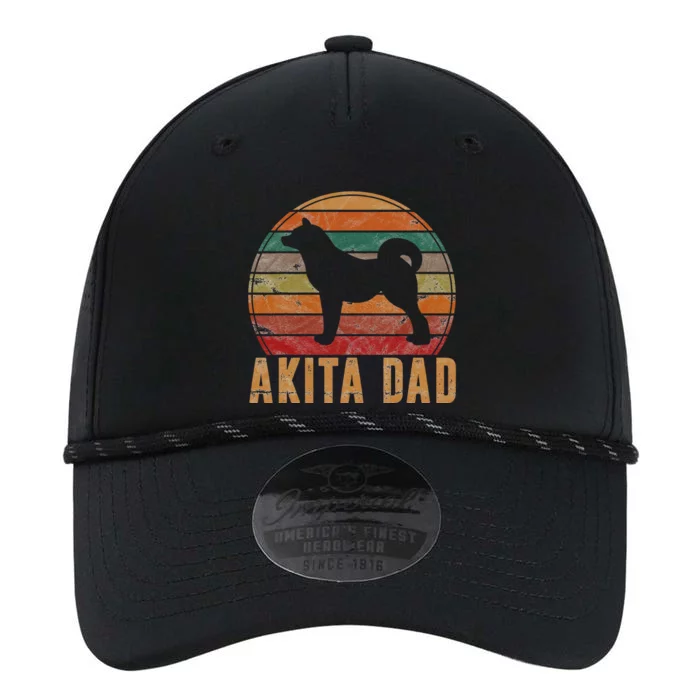 Akita Dad Gift Akita Daddy Dog Owner Pet Father Performance The Dyno Cap