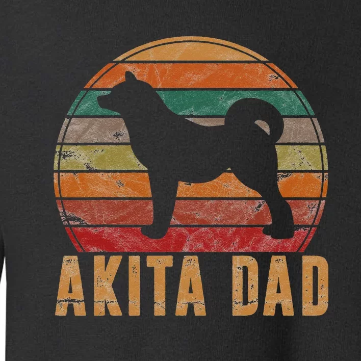 Akita Dad Gift Akita Daddy Dog Owner Pet Father Toddler Sweatshirt