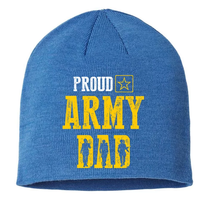 Army Dad Gift Proud Army Dad Fathe'rs Day Gift 8 1/2in Sustainable Knit Beanie