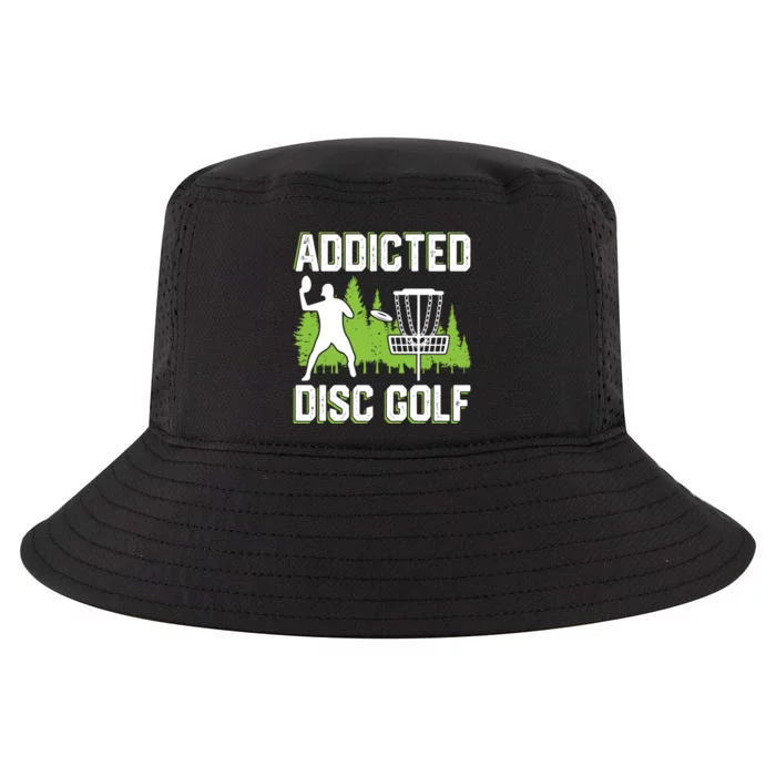 Addicted Disc Golf Tree Frisbee Golf Lovers Gift Cool Comfort Performance Bucket Hat