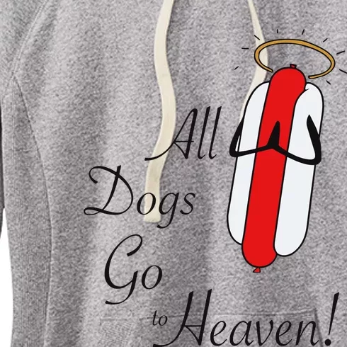 All Dogs Go To Heaven Sausage Women's Fleece Hoodie