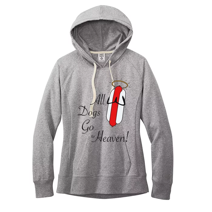 All Dogs Go To Heaven Sausage Women's Fleece Hoodie