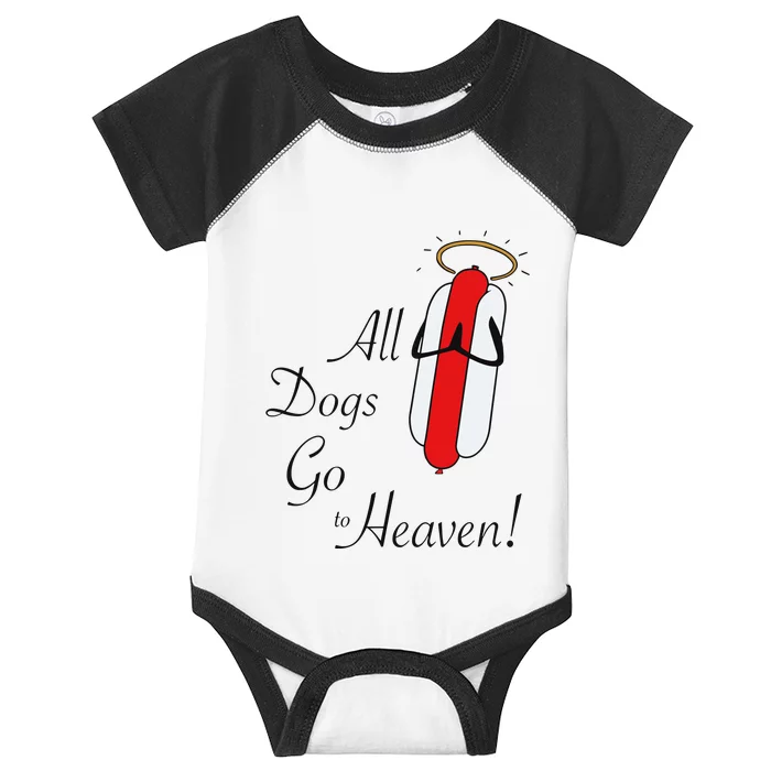 All Dogs Go To Heaven Sausage Infant Baby Jersey Bodysuit