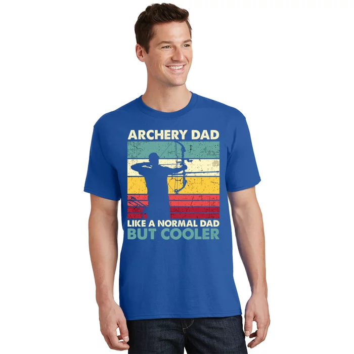 Archery Dad Gift Funny Archer Father's Day Retro Vintage Gift T-Shirt