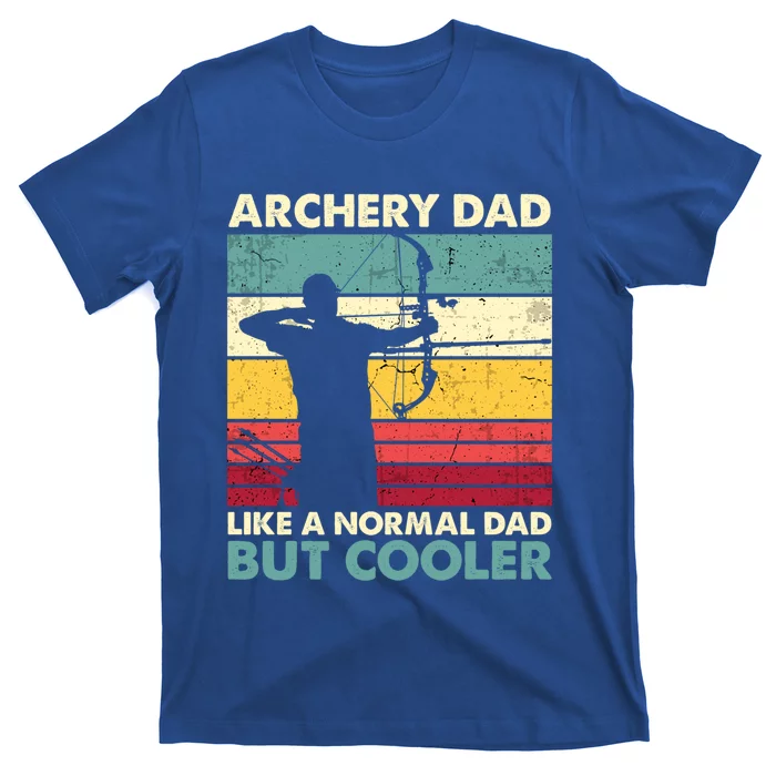 Archery Dad Gift Funny Archer Father's Day Retro Vintage Gift T-Shirt