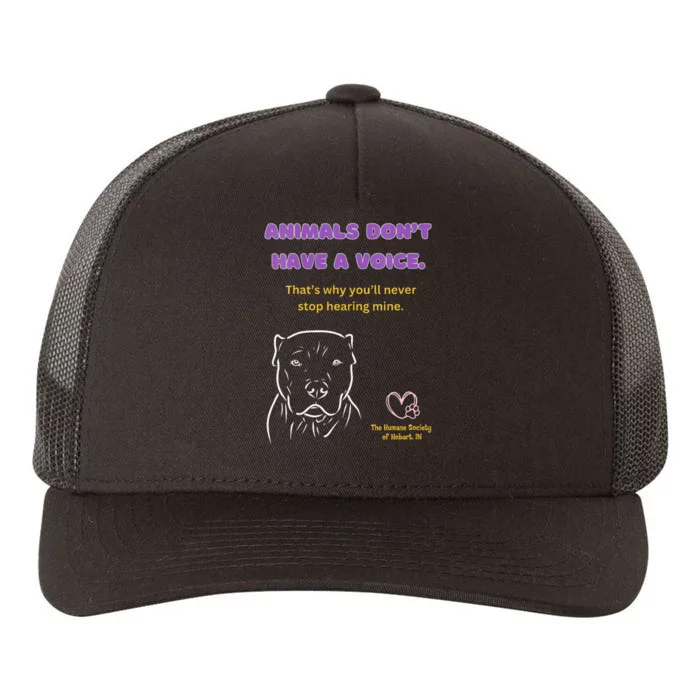 Animals DonT Have A Voice Dark Yupoong Adult 5-Panel Trucker Hat