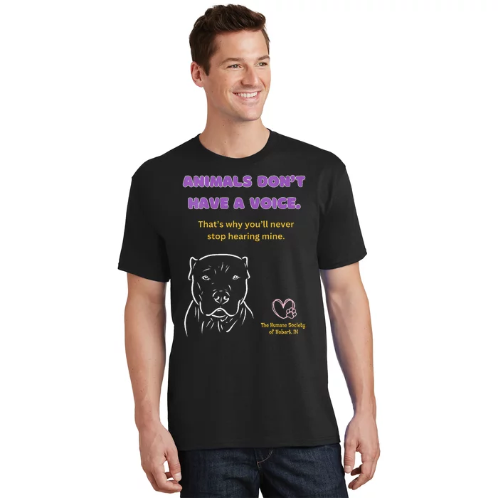 Animals DonT Have A Voice Dark T-Shirt