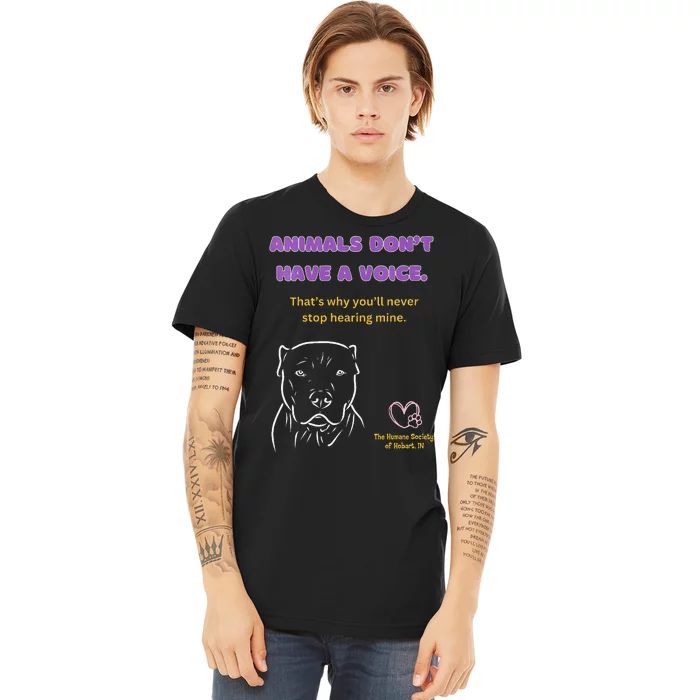 Animals DonT Have A Voice Dark Premium T-Shirt