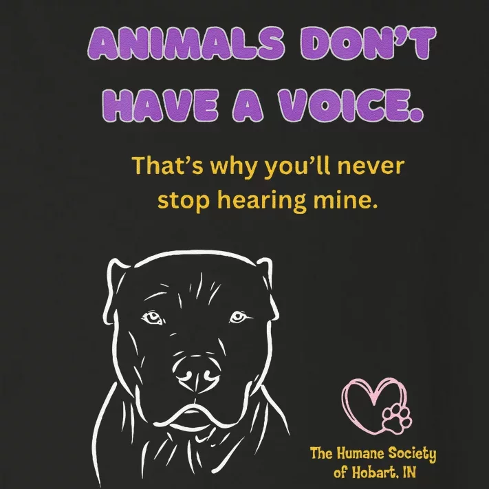 Animals DonT Have A Voice Dark Toddler Long Sleeve Shirt