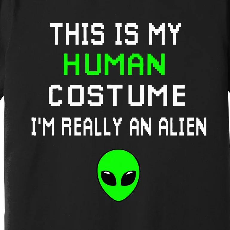 Alien Disguise Hilariously Weird Costume Premium T-Shirt