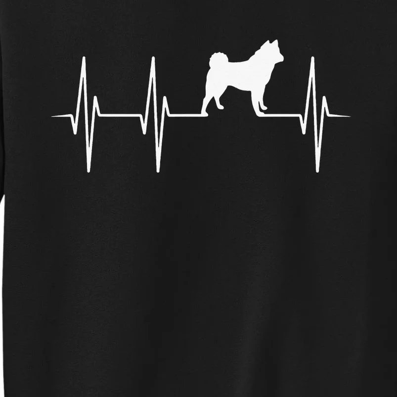 Akita Dog Heartbeat Dog Lover Gift mother's day Tall Sweatshirt