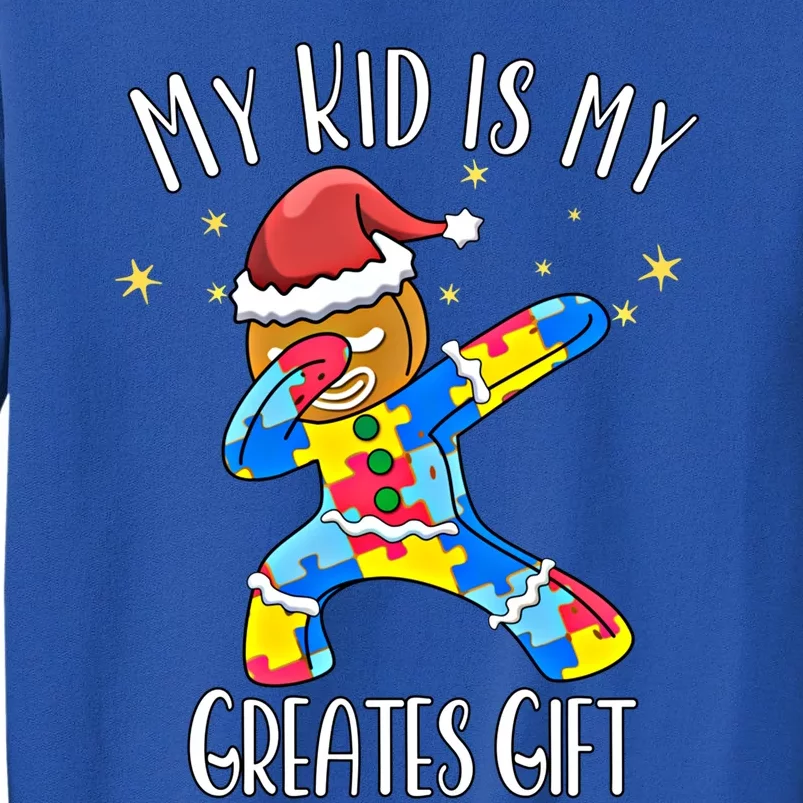 Autistic Dabbing Happy Gingerbread Mom Autism Awareness Gift Sweatshirt