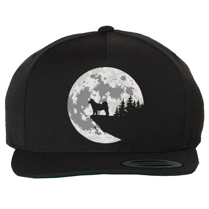 AKITA Dog Halloween Design Apparel Wool Snapback Cap