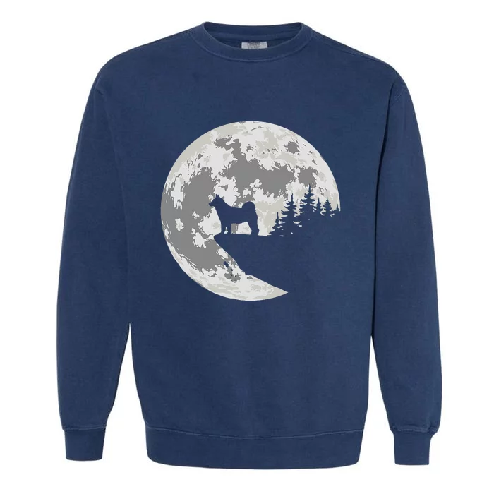 AKITA Dog Halloween Design Apparel Garment-Dyed Sweatshirt